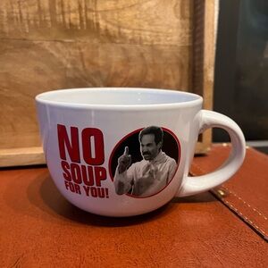 Seinfeld "No Soup For You" "Soup Nazi" Oversized 24 Oz Coffee Tea Soup Mug